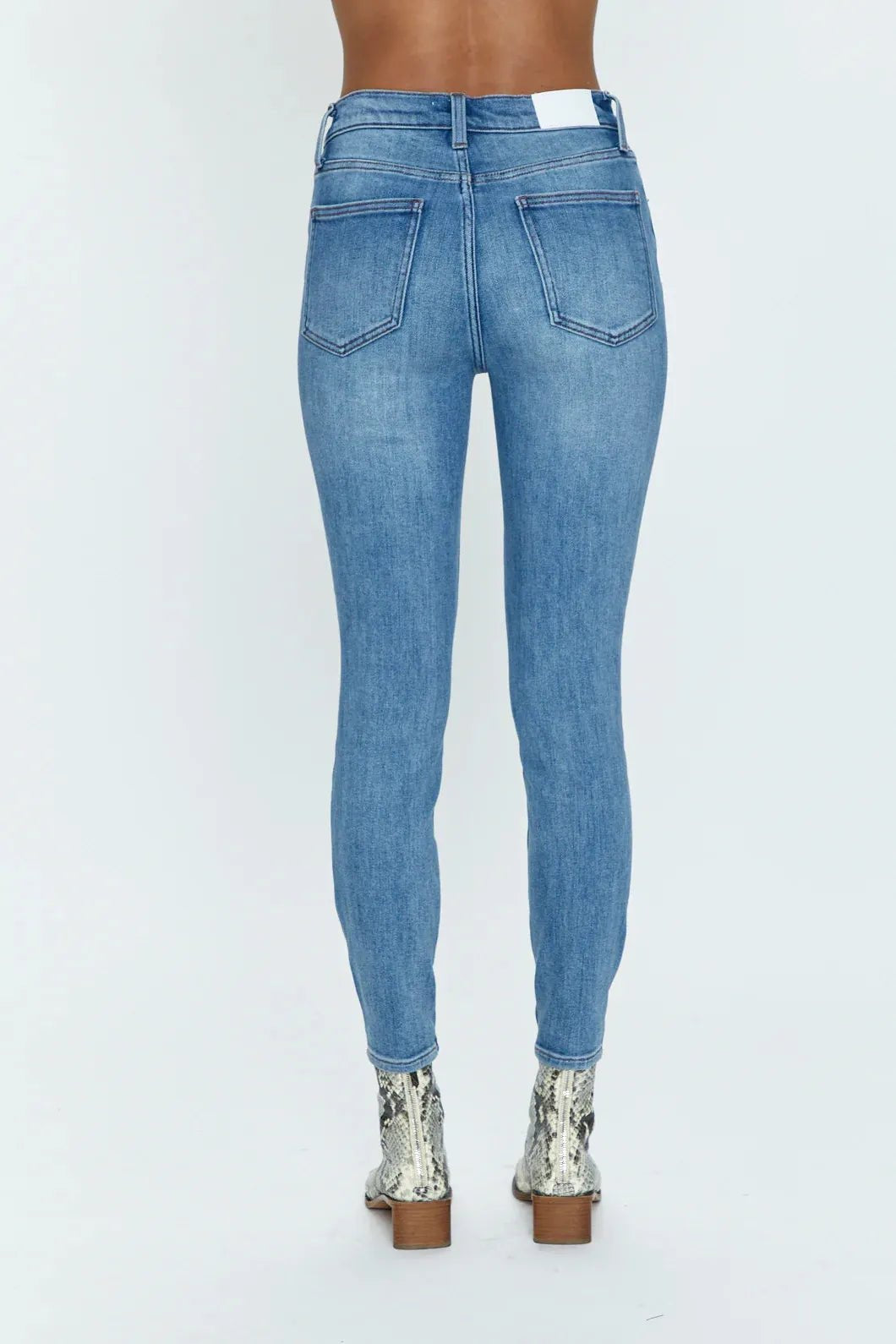 Pistola Aline High Rise Skinny - Linden - Elk + Elm