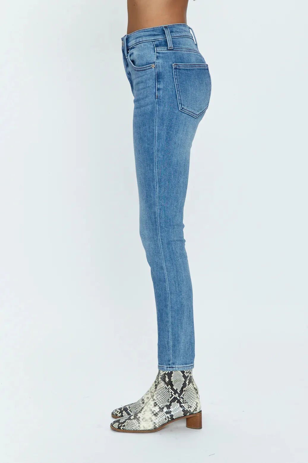 Pistola Aline High Rise Skinny - Linden - Elk + Elm