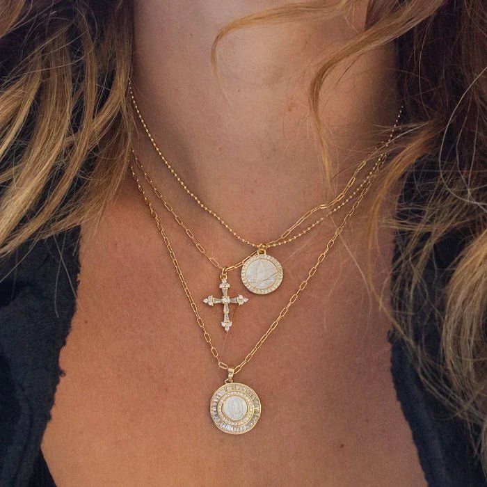 Princess Cross Necklace - Elk + Elm
