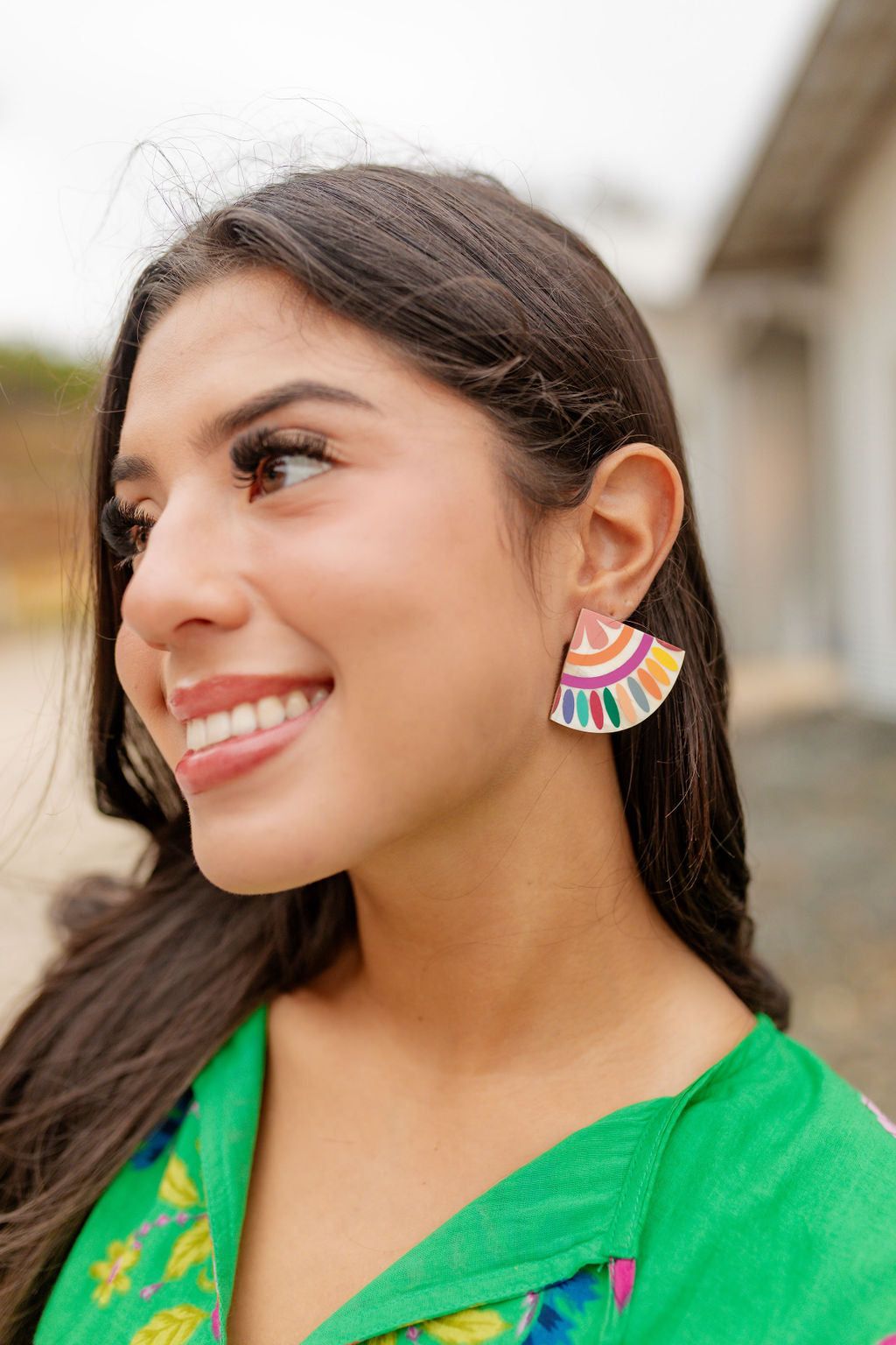Rainbow Tile Earrings - Elk + Elm