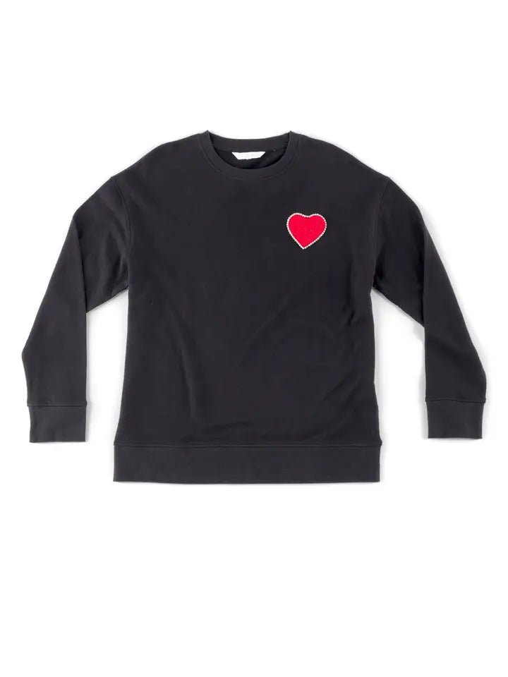 Red Heart Sweatshirt - Elk + Elm