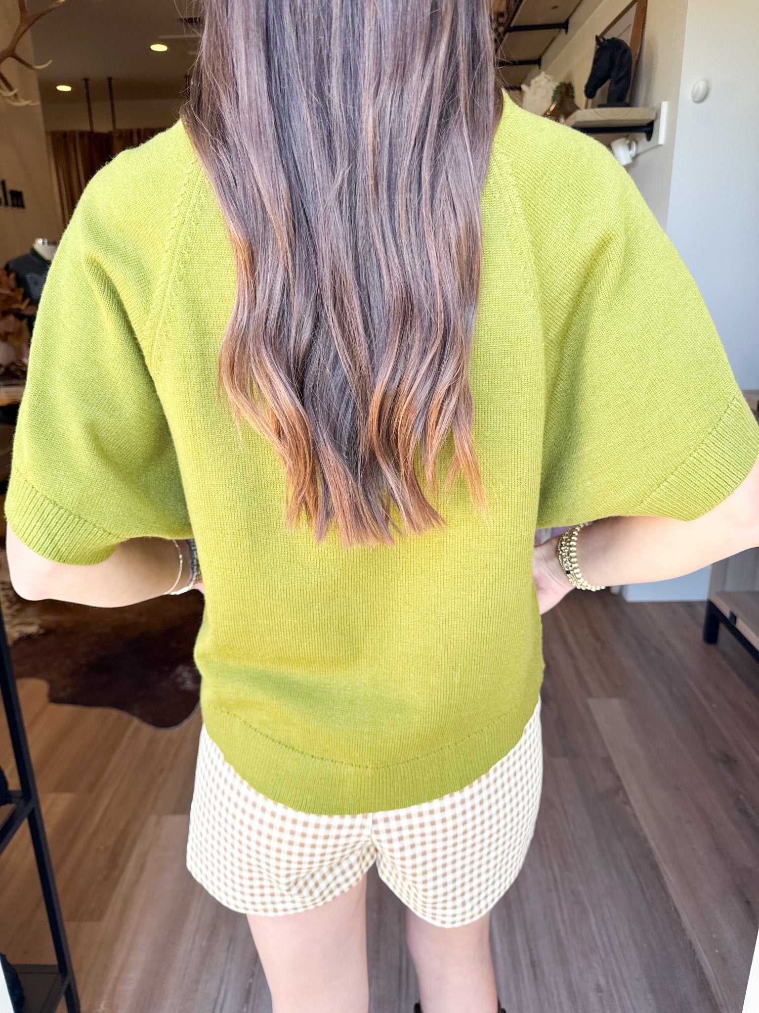 Relaxed Knit Sweater - Olive - Elk + Elm