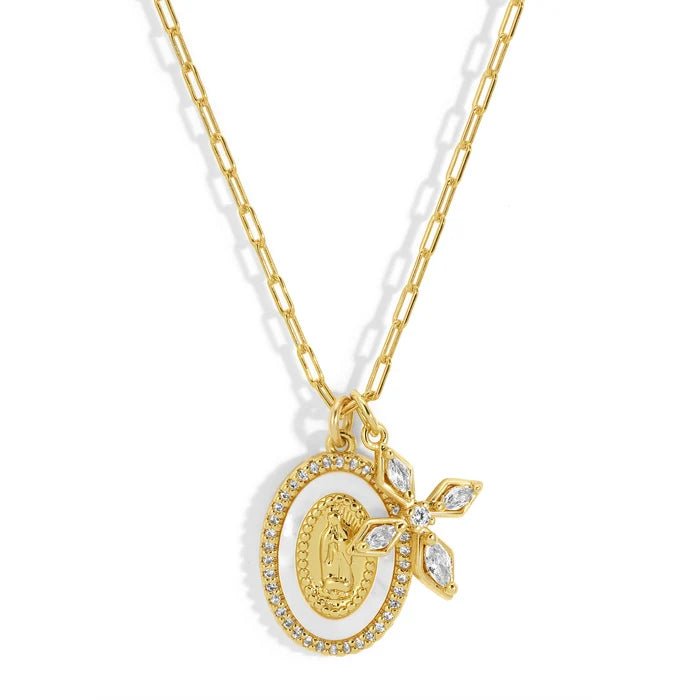Rezar Multi Charm Necklace - Elk + Elm