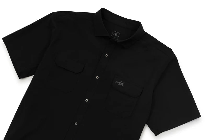 Rio SS Button Up - Black - Elk + Elm