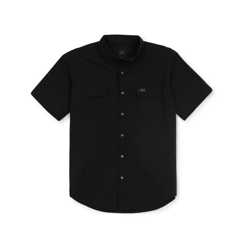 Rio SS Button Up - Black - Elk + Elm