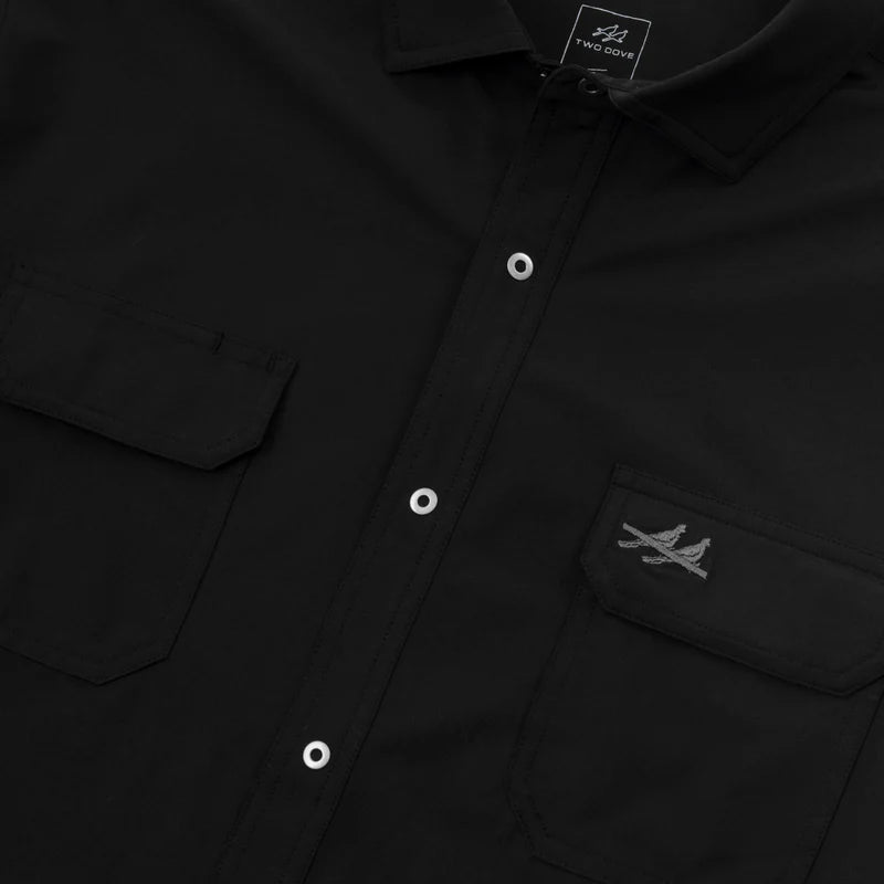 Rio SS Button Up - Black - Elk + Elm