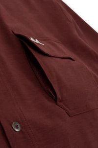 Rio SS Button Up Maroon - Elk + Elm