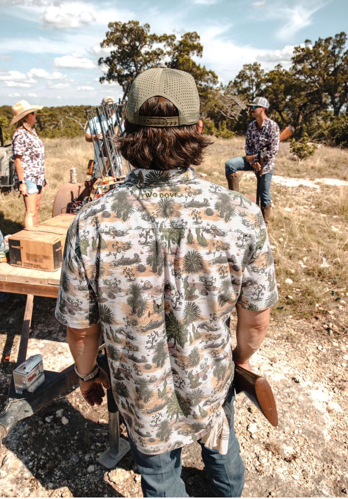 Rio SS Button Up South Coast Camo - Elk + Elm