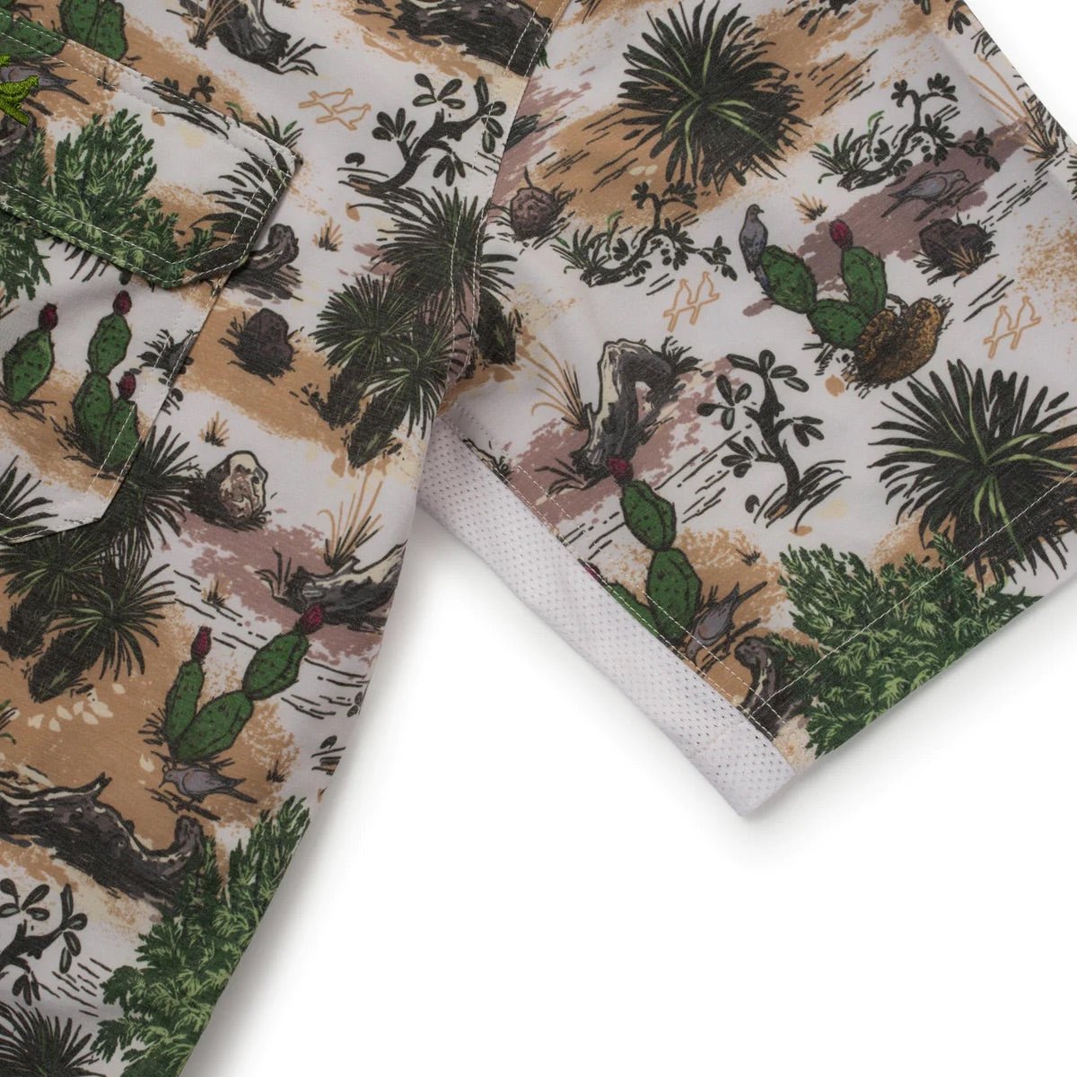 Rio SS Button Up South Coast Camo - Elk + Elm