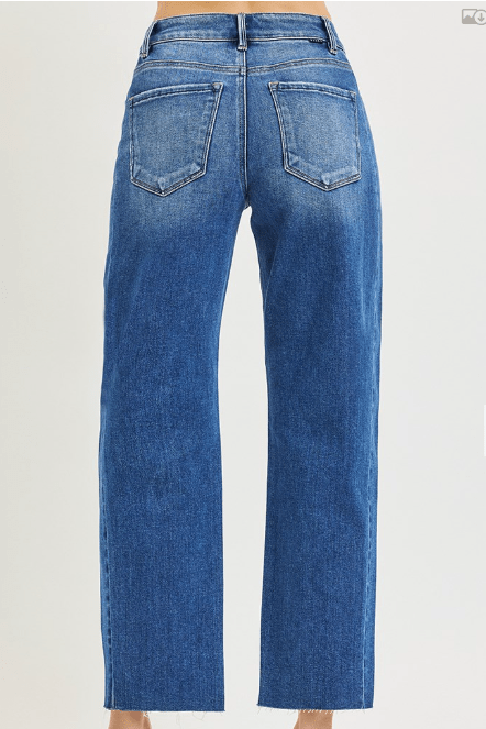 Risen Cropped Barrel Jean - Elk + Elm