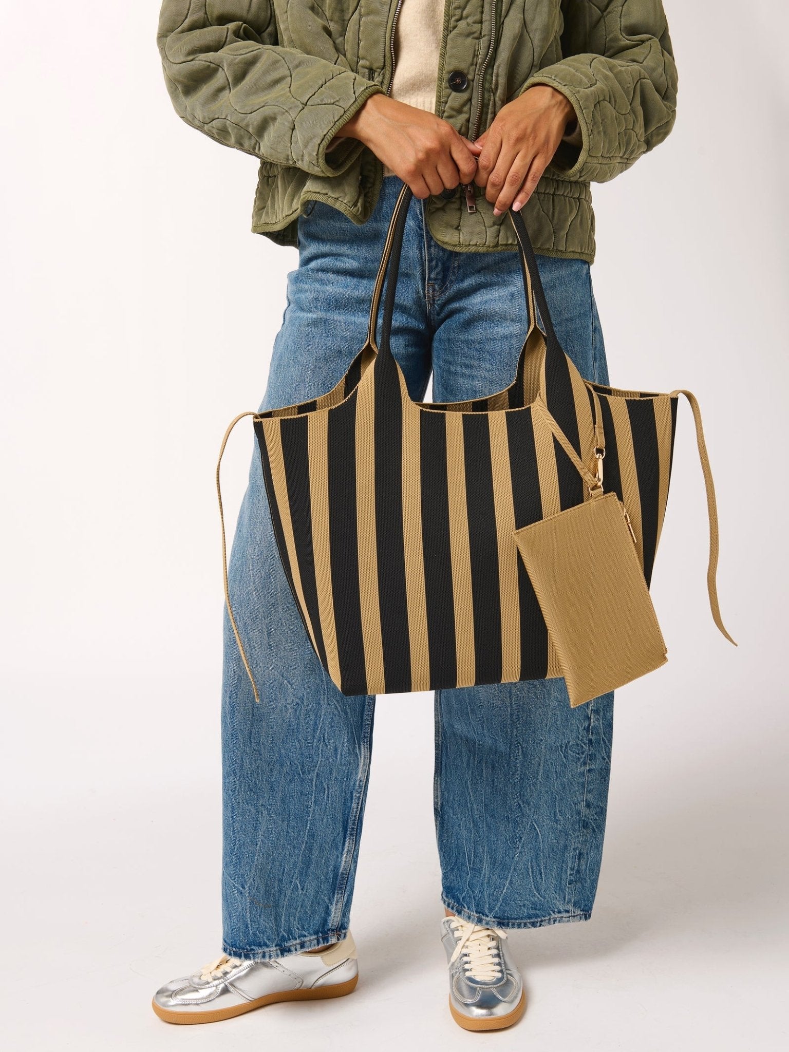 Robbie Tote - Stripes - Elk + Elm