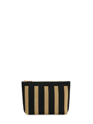 Robbie Zip Pouch - Stripes - Elk + Elm