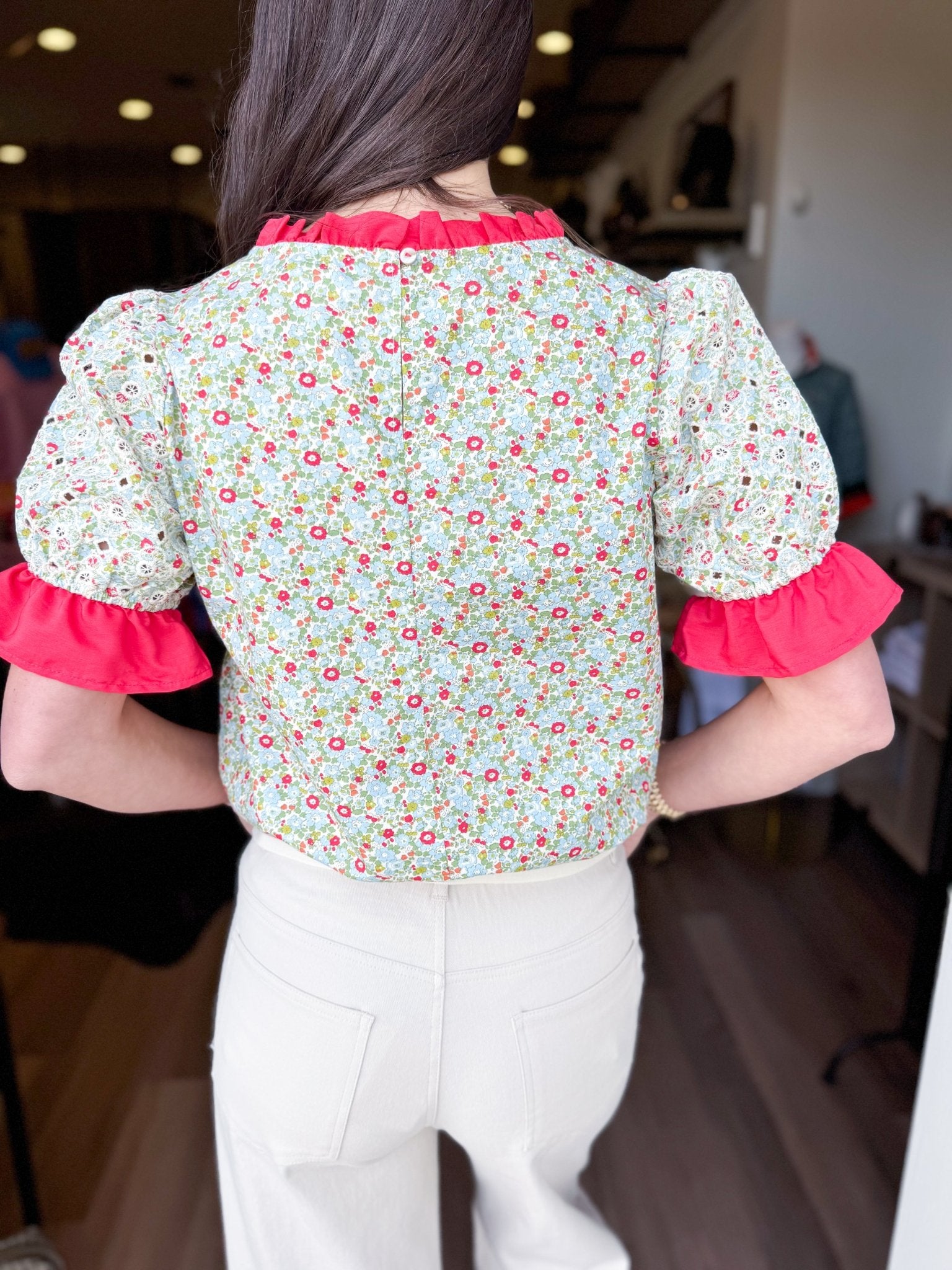 Ruby Garden Top - Elk + Elm