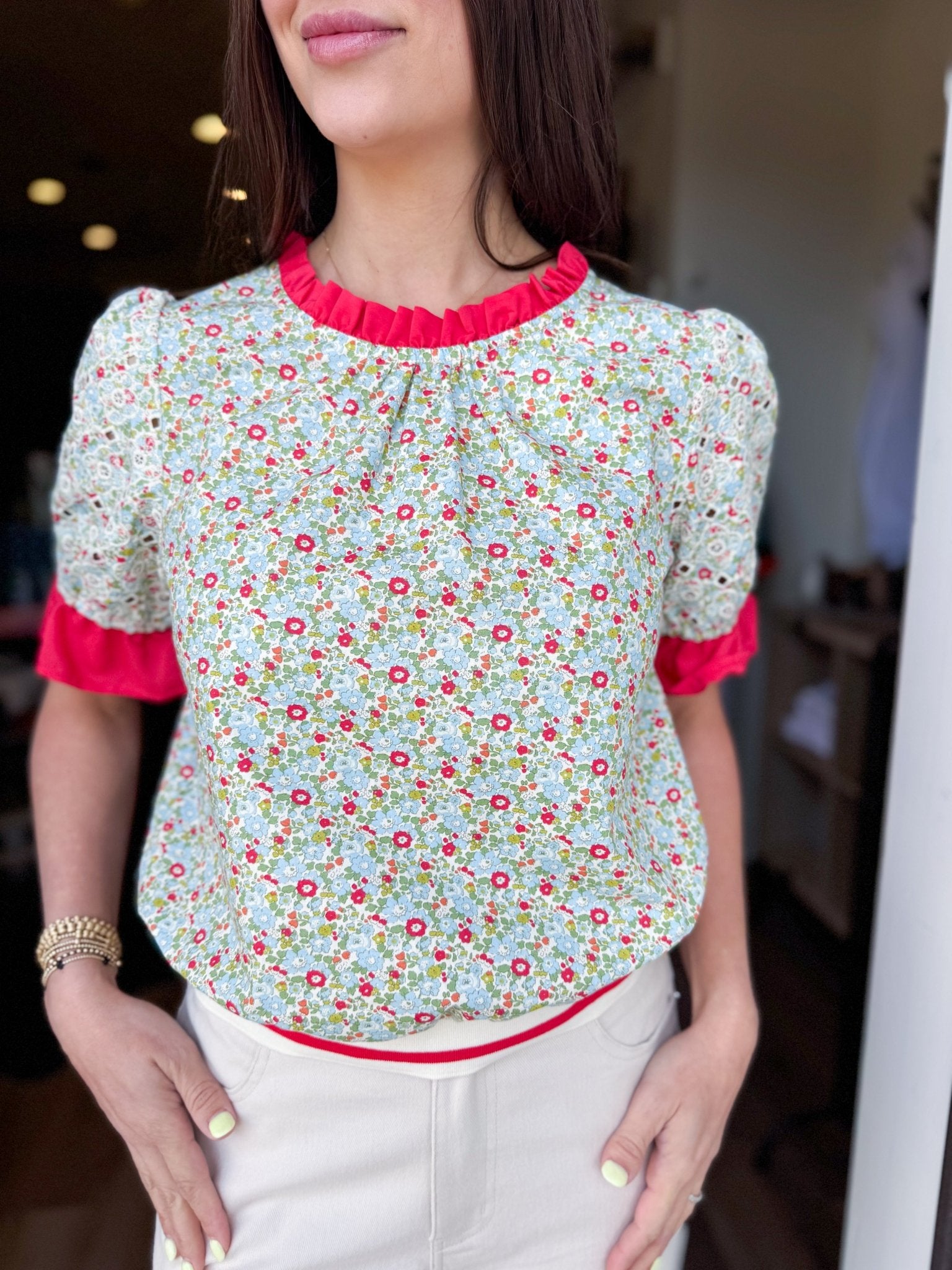 Ruby Garden Top - Elk + Elm