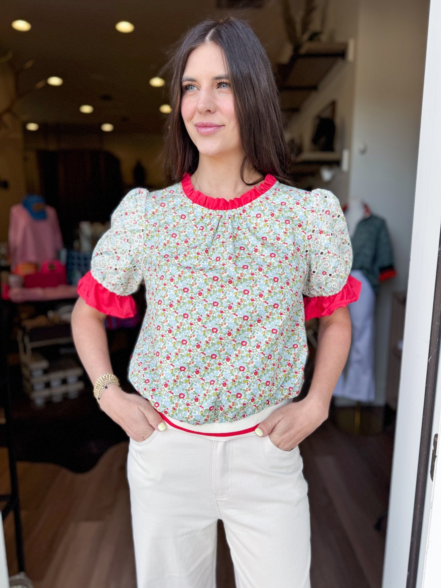 Ruby Garden Top - Elk + Elm