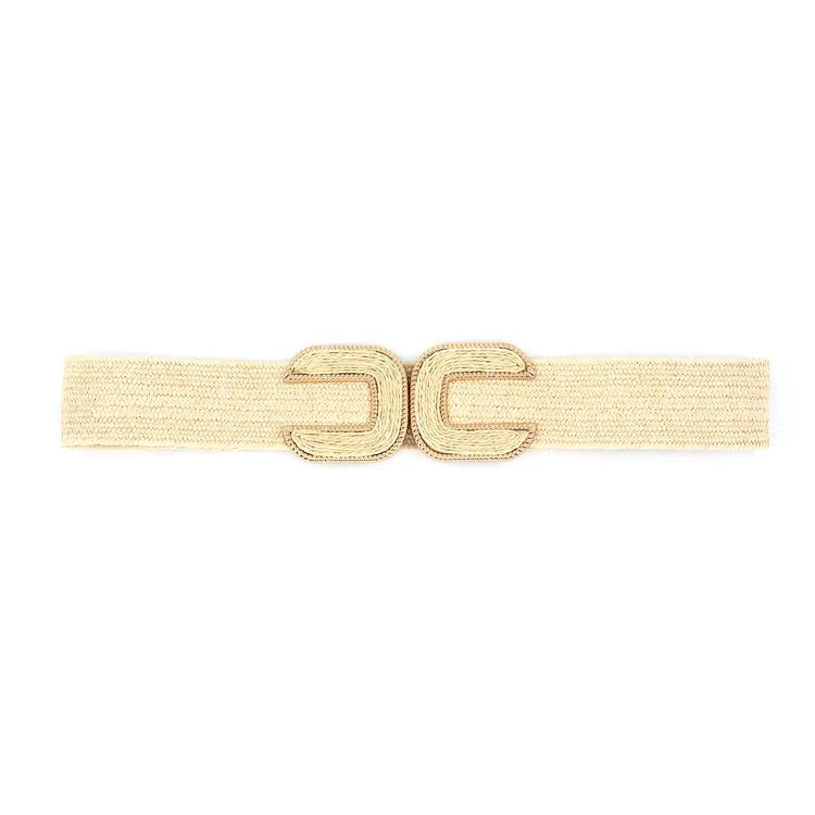 Sahara Straw Belt - Elk + Elm