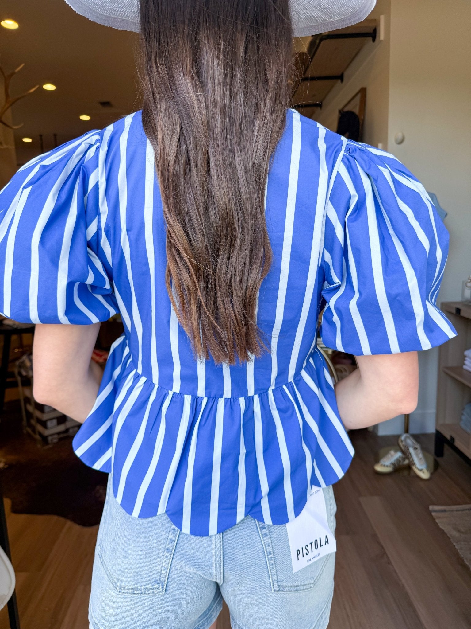 Sail Away Tie Top - Elk + Elm