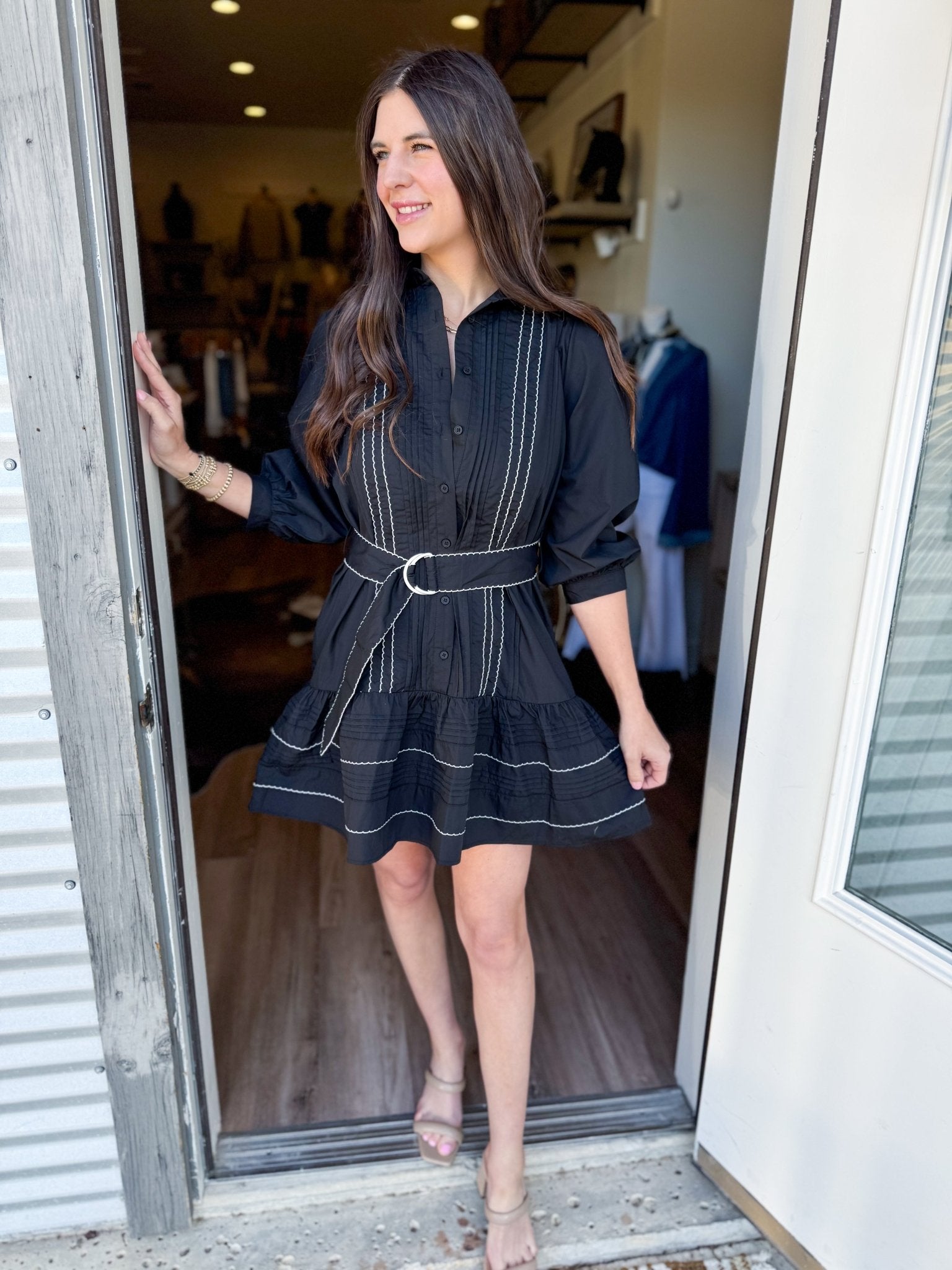 Savannah Dress - Black - Elk + Elm