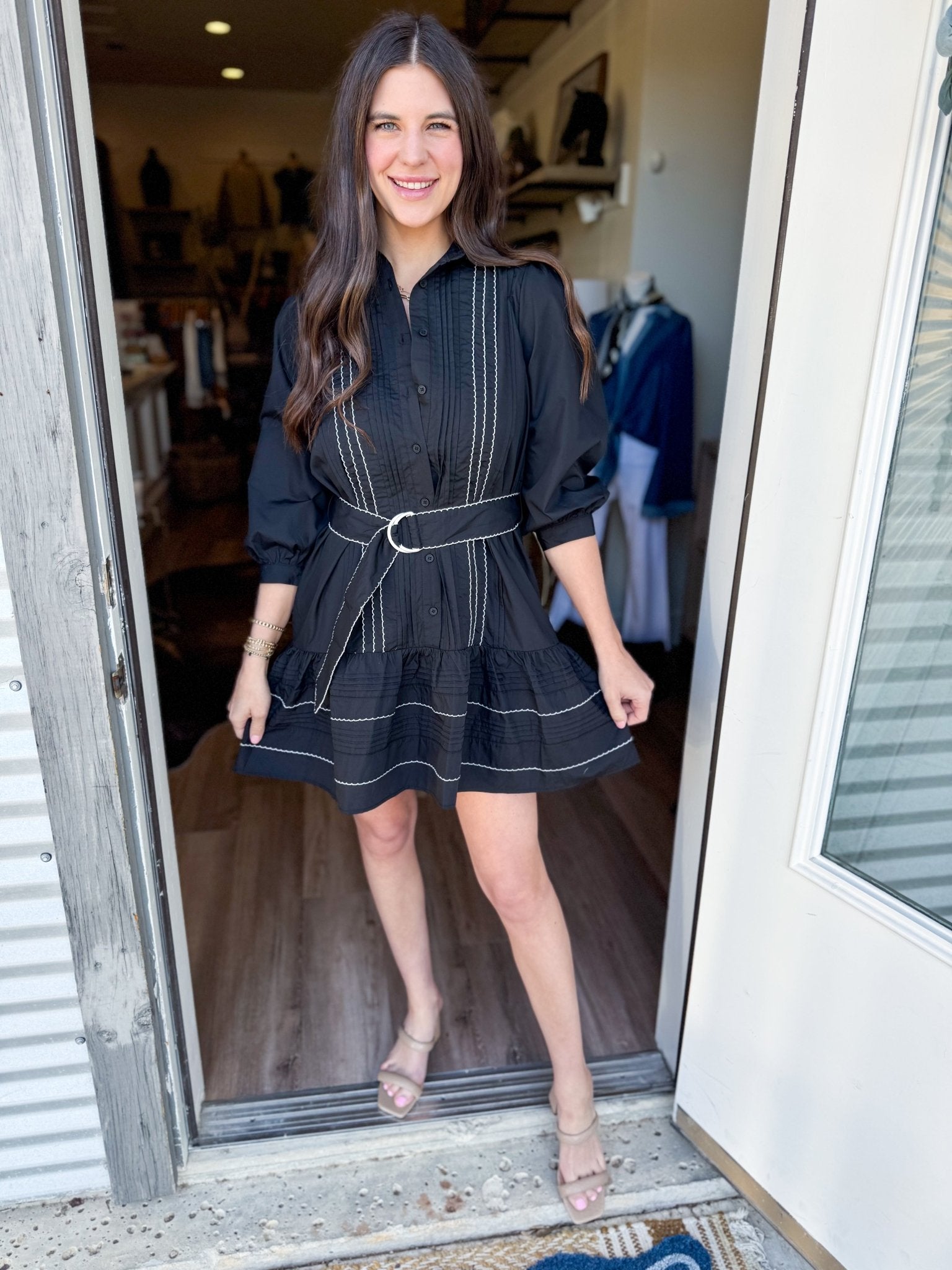 Savannah Dress - Black - Elk + Elm