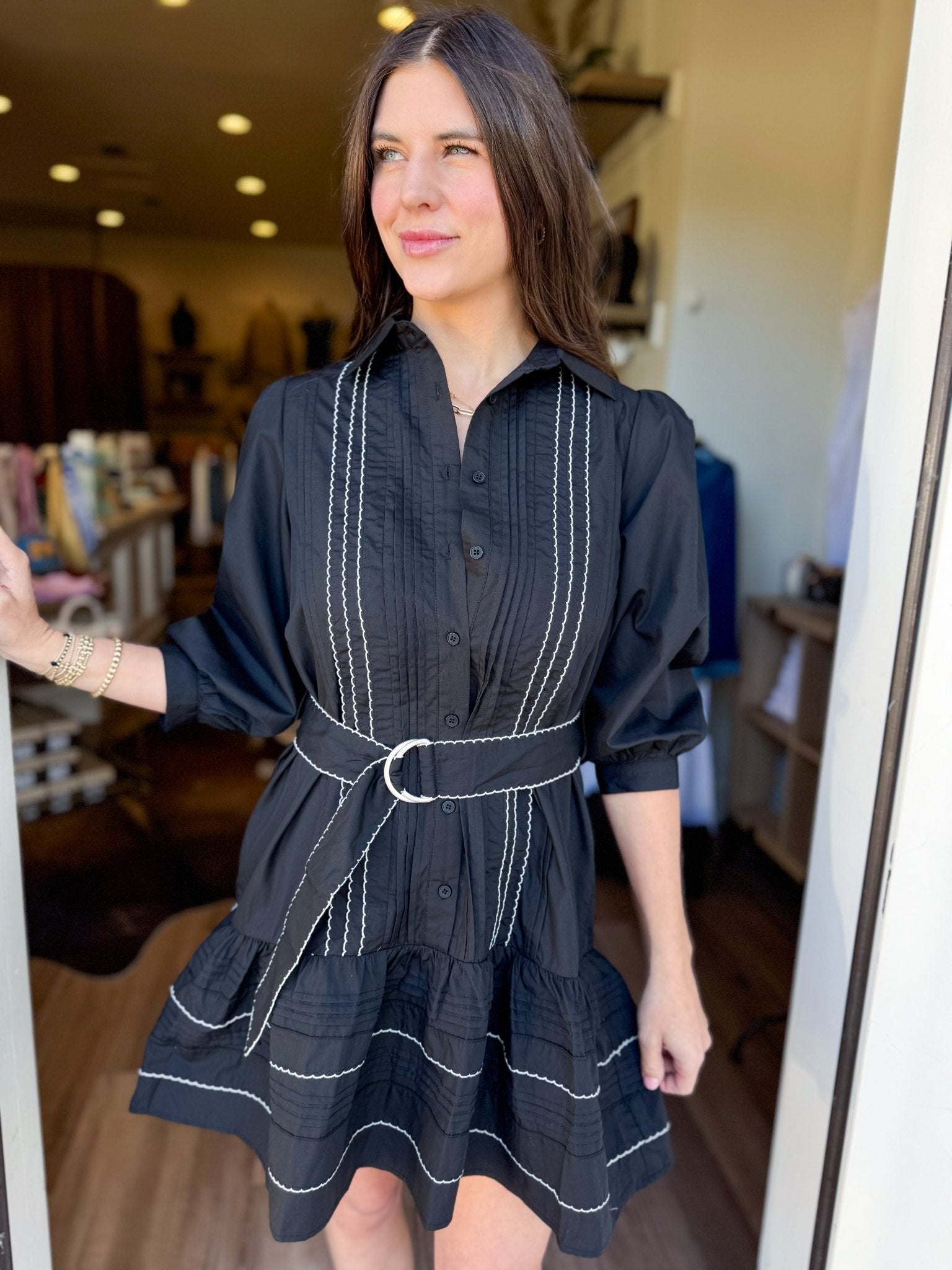 Savannah Dress - Black - Elk + Elm