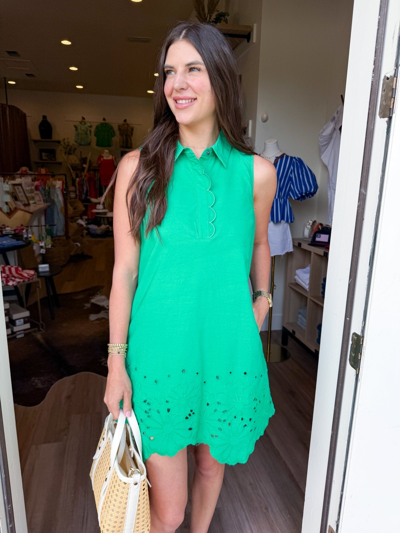 Scallop Charm Dress - Elk + Elm