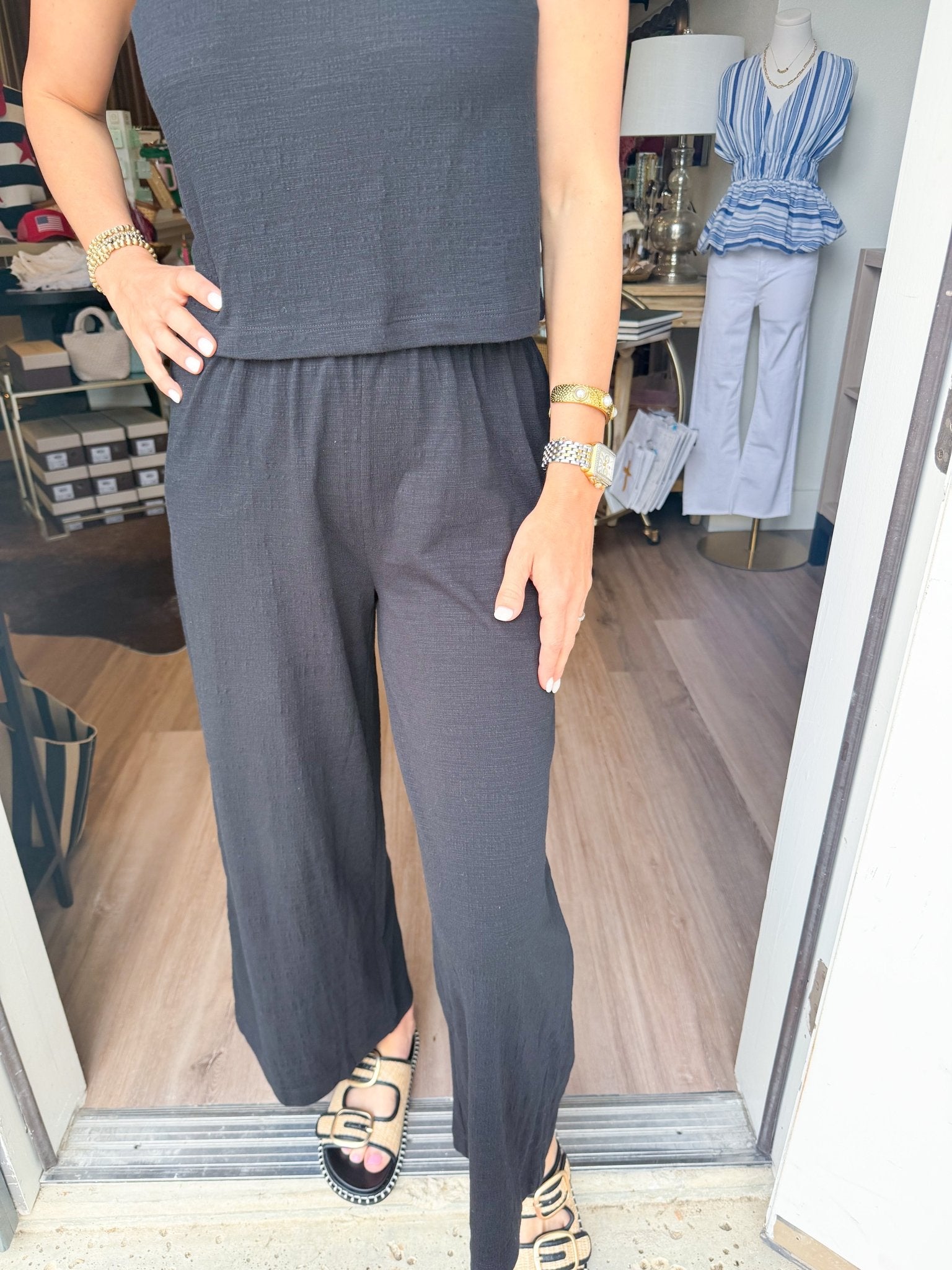 Scout Textured Slub Pant - Elk + Elm