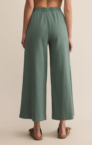 Scout Crop Flare Pant -Hunter Green
