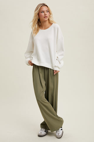 Scuba Crop Sweatshirt