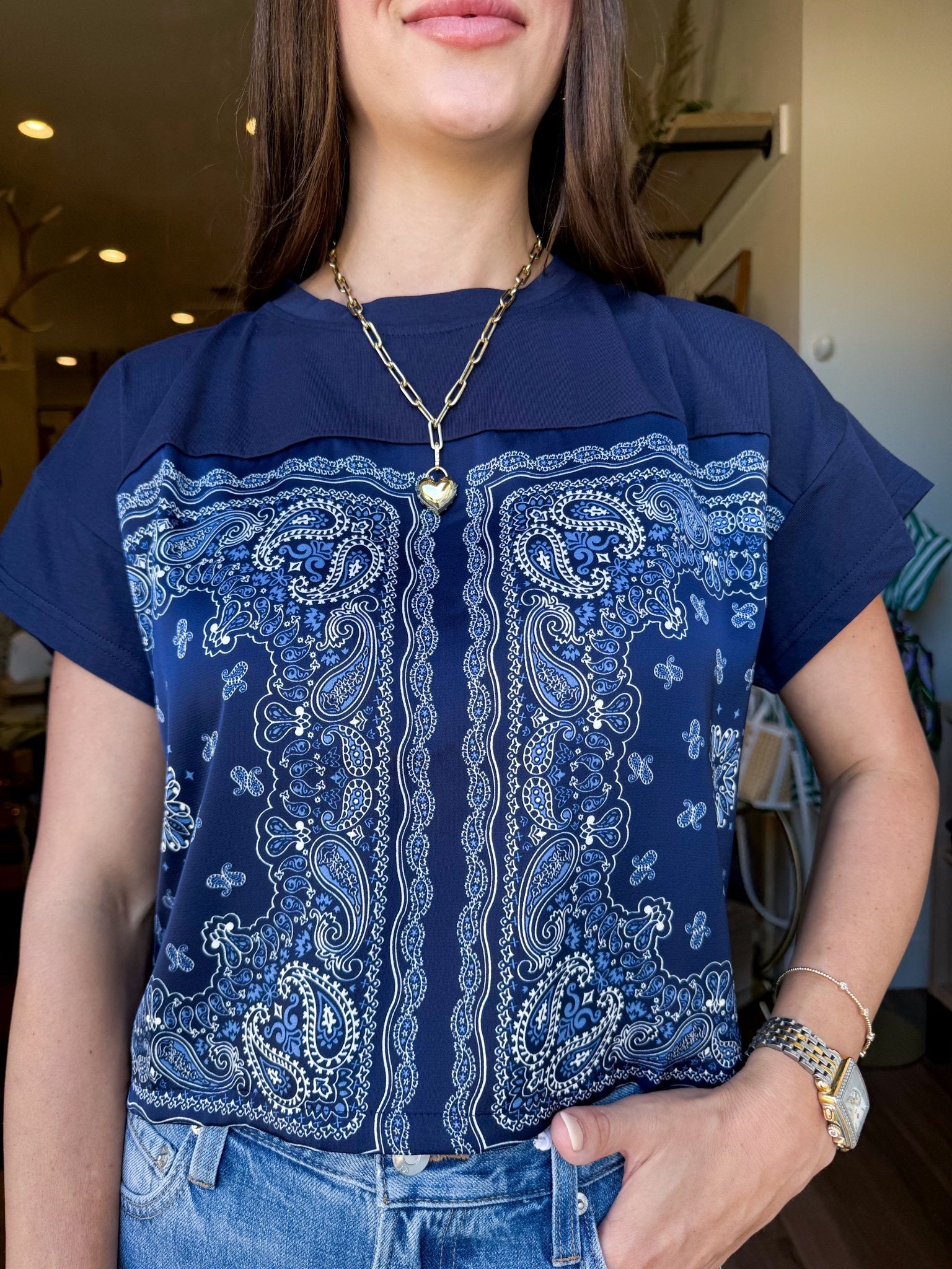Sedona Bandana Top - Elk + Elm