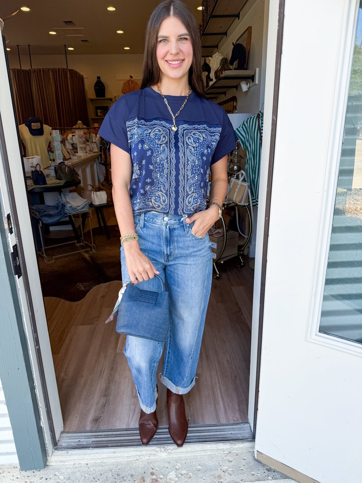 Sedona Bandana Top - Elk + Elm