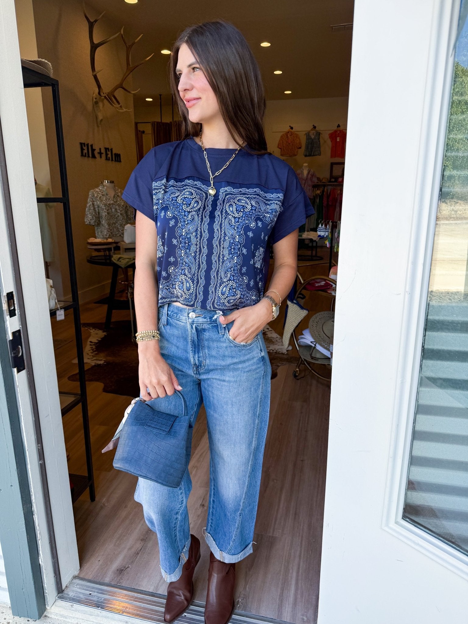 Sedona Bandana Top - Elk + Elm