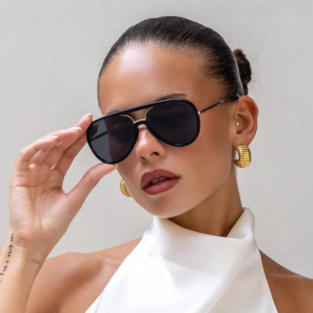 Shay Sunglasses - Black - Elk + Elm