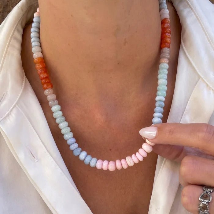 She' The One Beaded Necklace - Elk + Elm