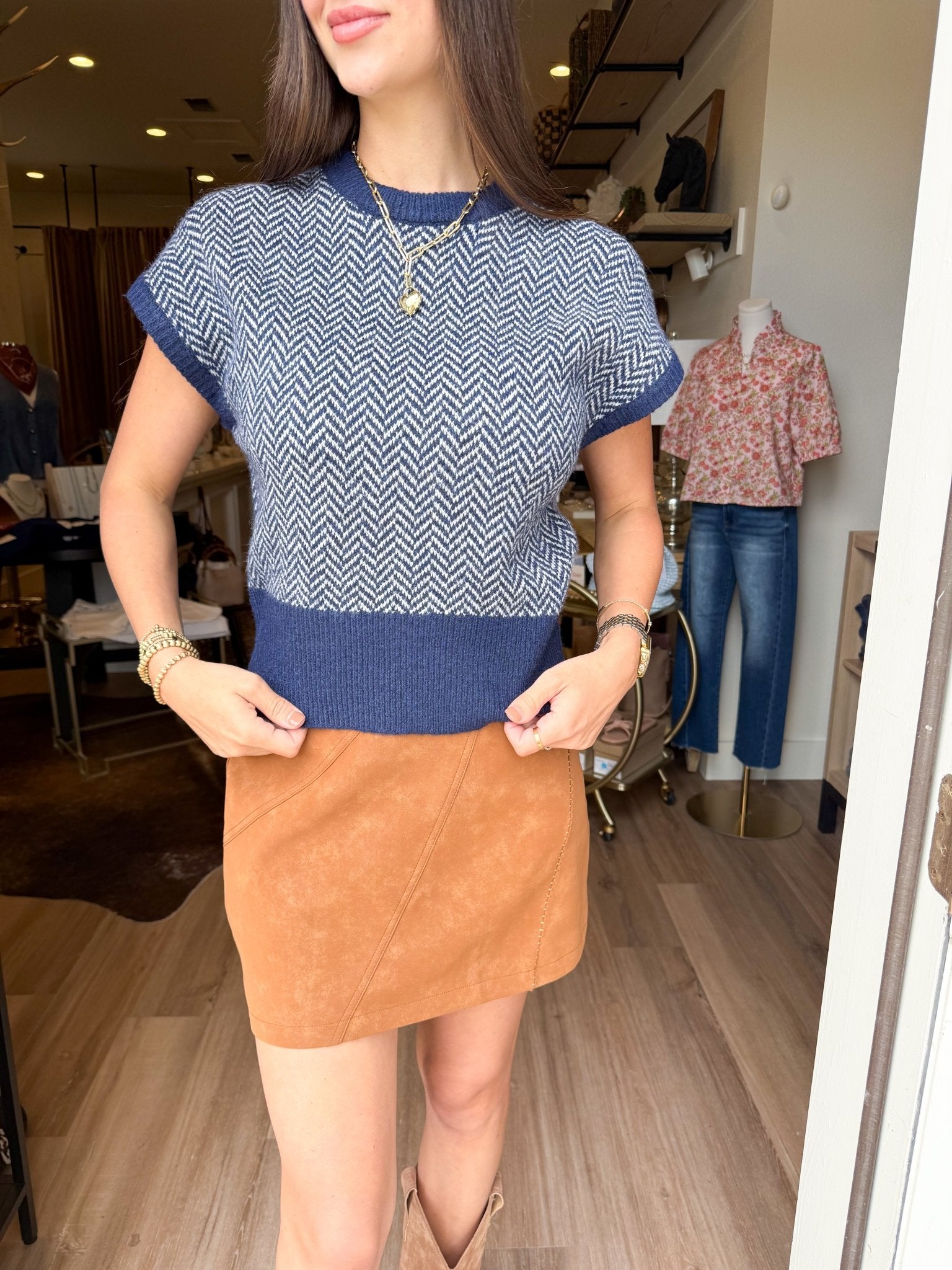 Sienna Stitch Skirt - Elk + Elm