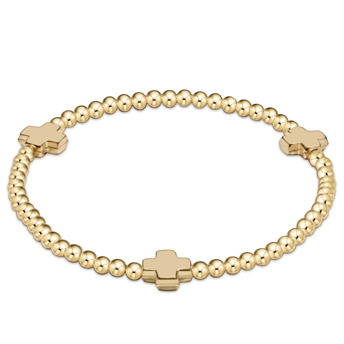 E Newton Signature Cross Bracelet