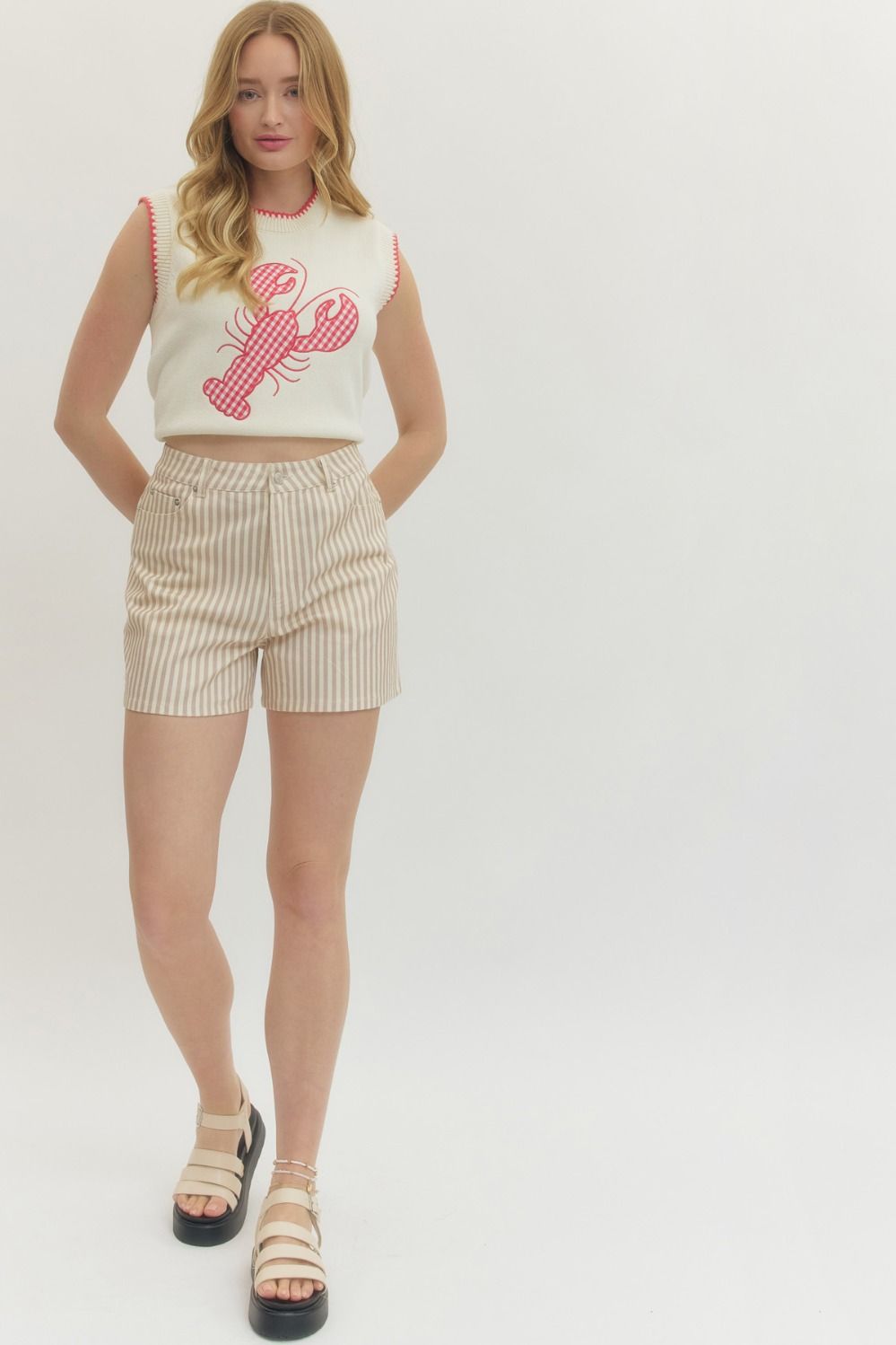 Simply Striped Shorts - Elk + Elm