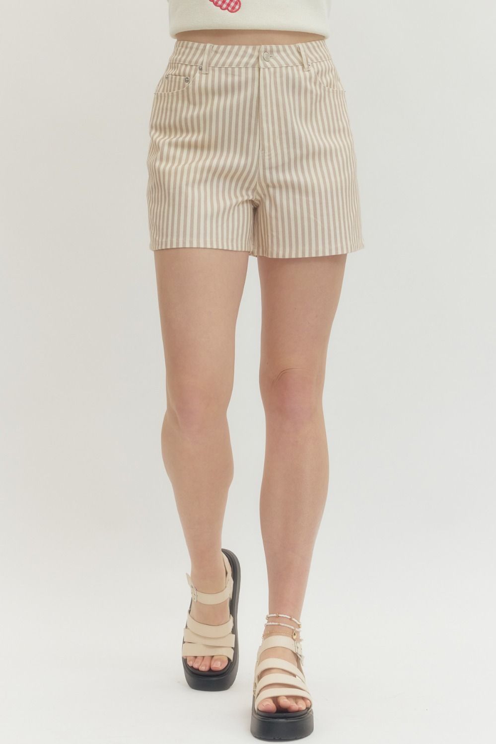 Simply Striped Shorts - Elk + Elm