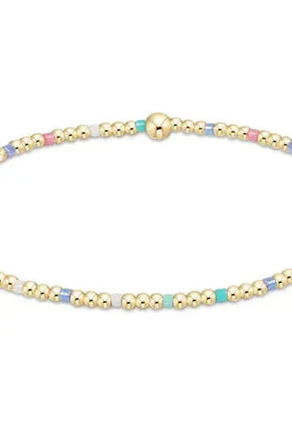 eNewton Hope Sincerity Pattern 2mm Bead Bracelet