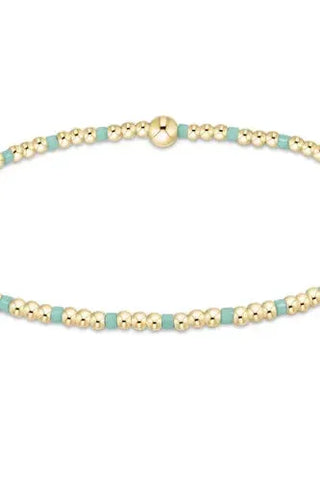 eNewton Hope Sincerity Pattern 2mm Bead Bracelet