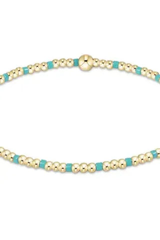 eNewton Hope Sincerity Pattern 2mm Bead Bracelet