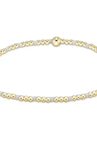 eNewton Hope Sincerity Pattern 2mm Bead Bracelet