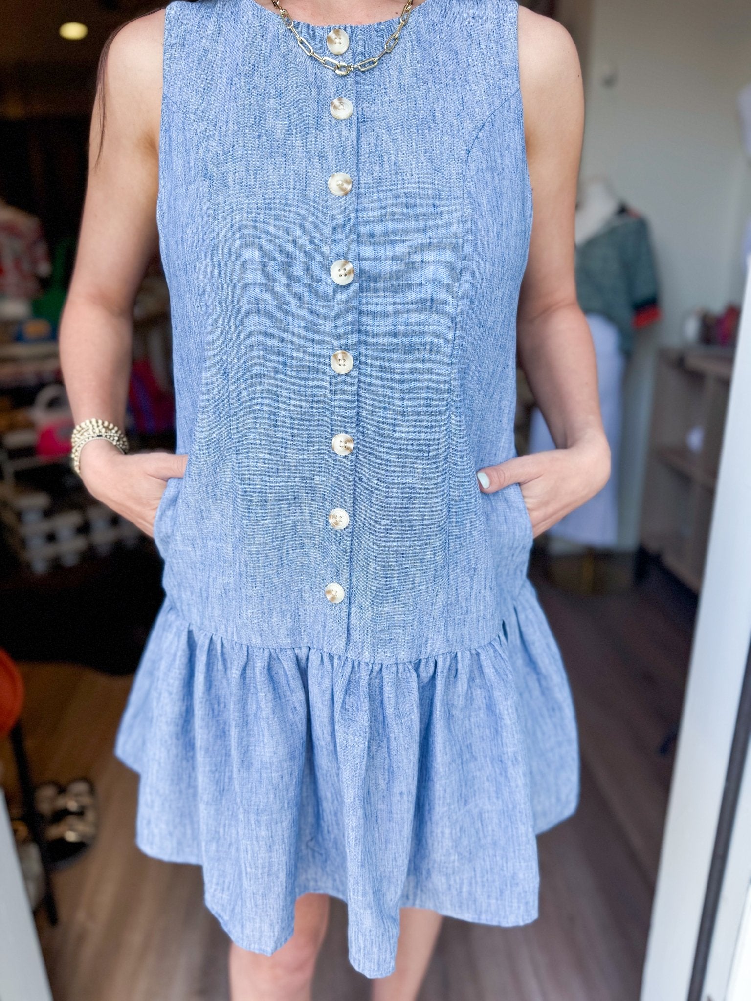 Skyline Mini Dress - Elk + Elm