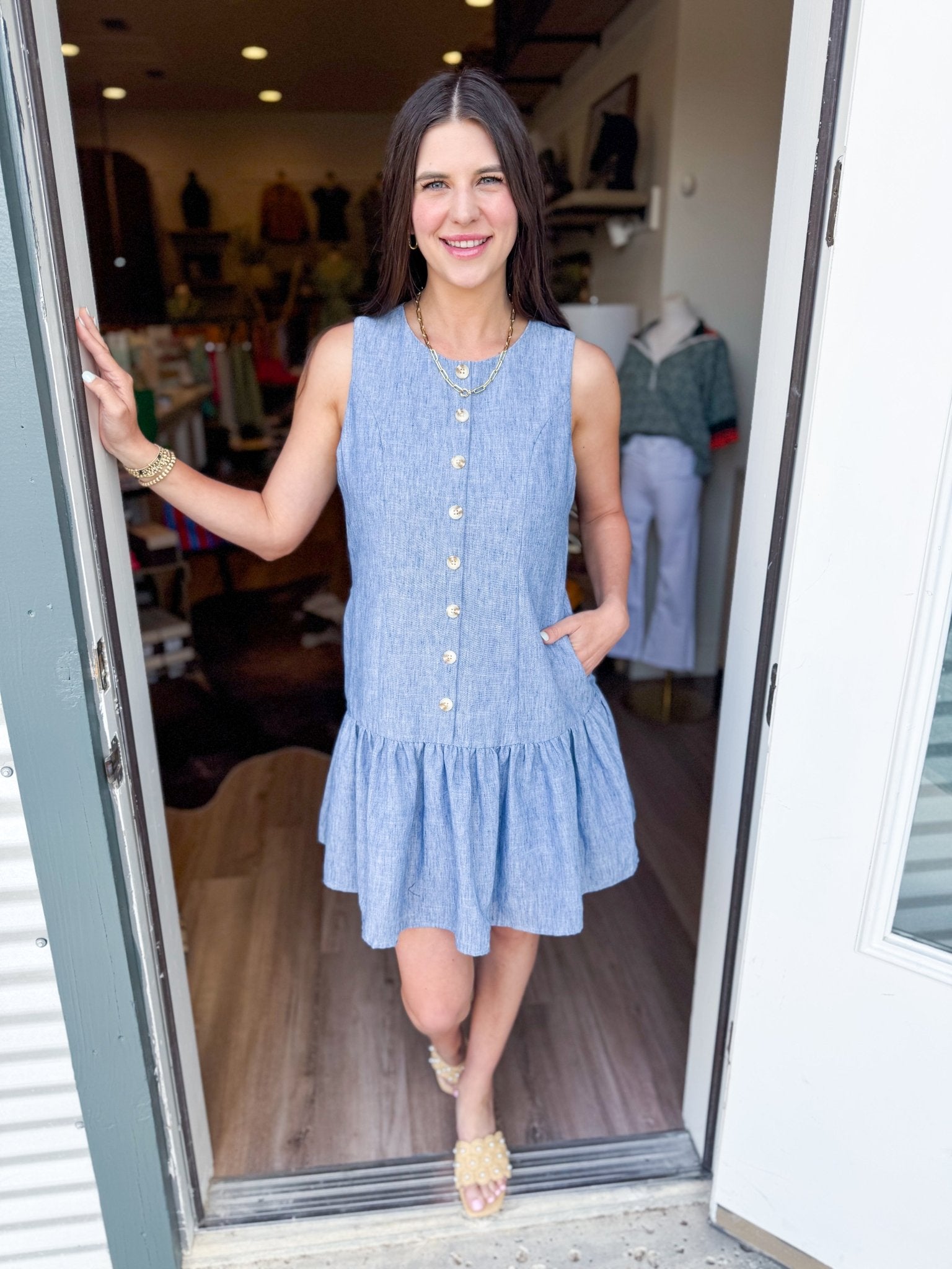 Skyline Mini Dress - Elk + Elm