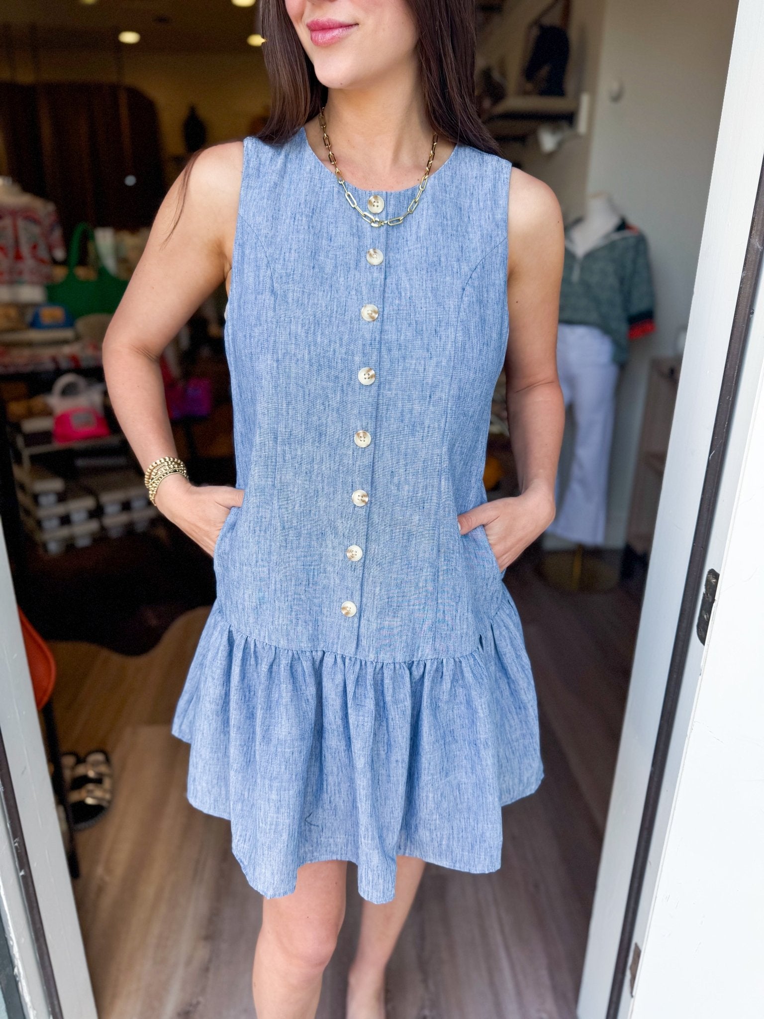 Skyline Mini Dress - Elk + Elm