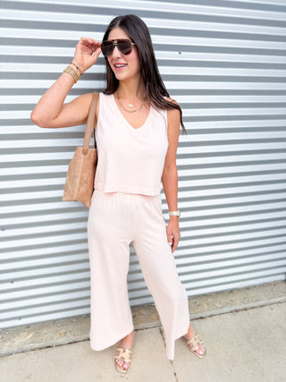 Sloane V - Neck Top - Bellini - Elk + Elm