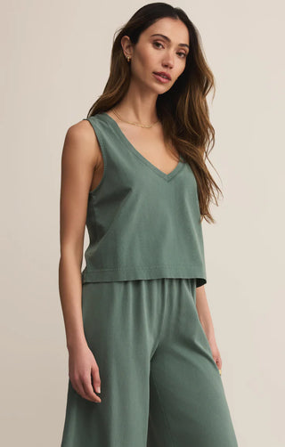 Sloane V Neck - Hunter Green
