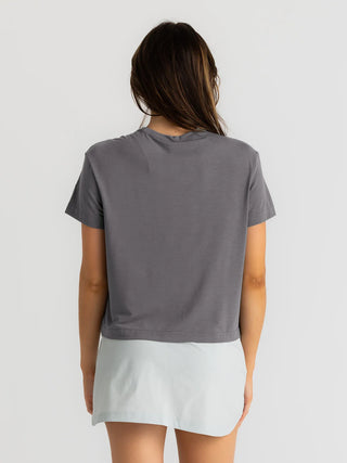 Elevate Lightweight Tee - Smoke