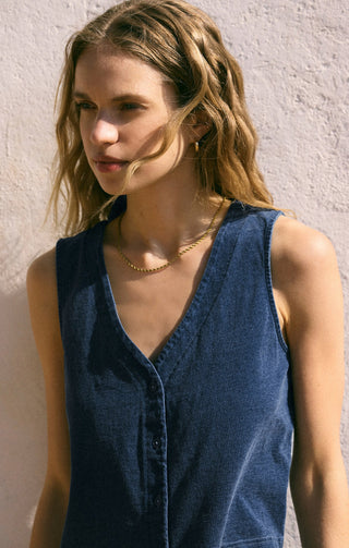 Solace Jersey Denim Top