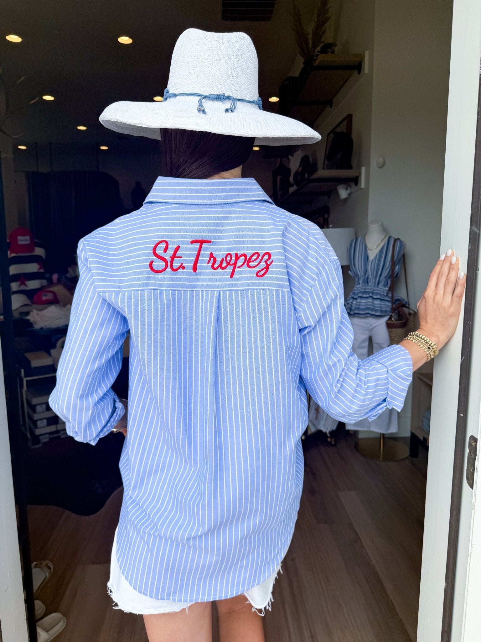 St Tropez Relaxed Shirt - Elk + Elm