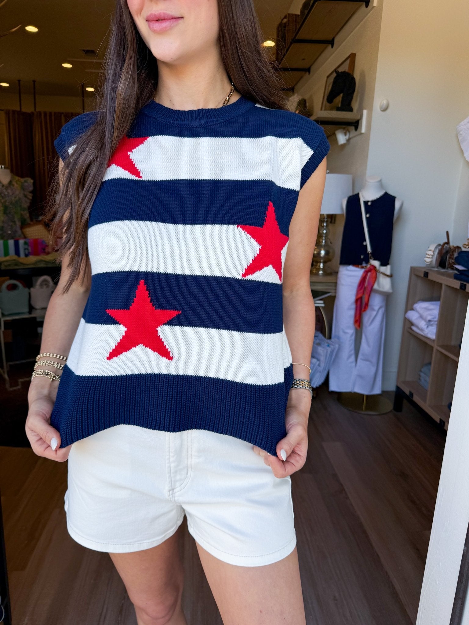 Star Spangled Sweater - Elk + Elm